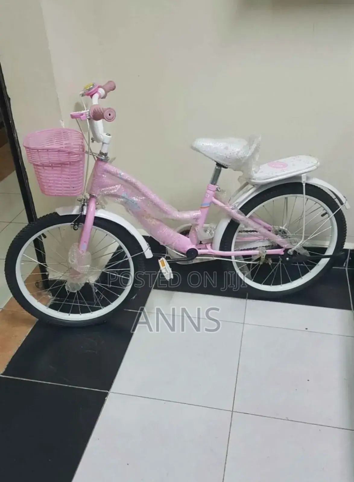 New Size 20 Kids Bicycle (Pink Body)