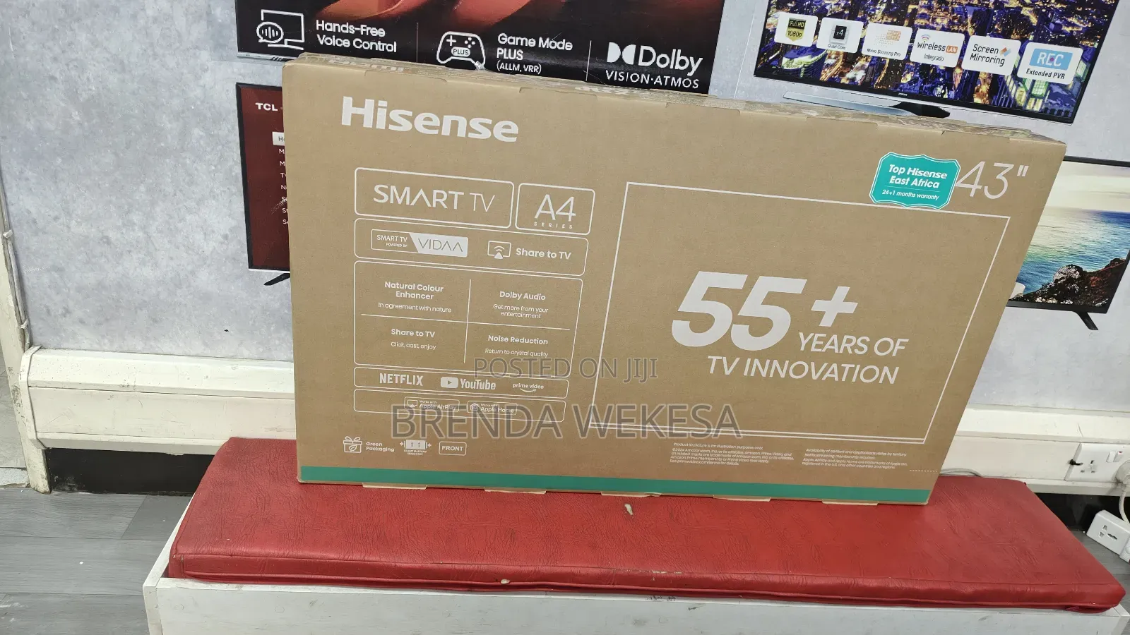 Hisense 43a4kken Smart Frameless A4 2025 | 43-Inch Quality TV