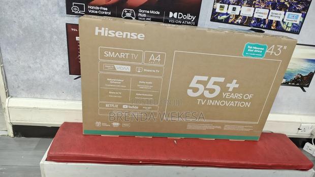 Hisense 43a4kken Smart Frameless A4 2025 | 43-Inch Quality Tv