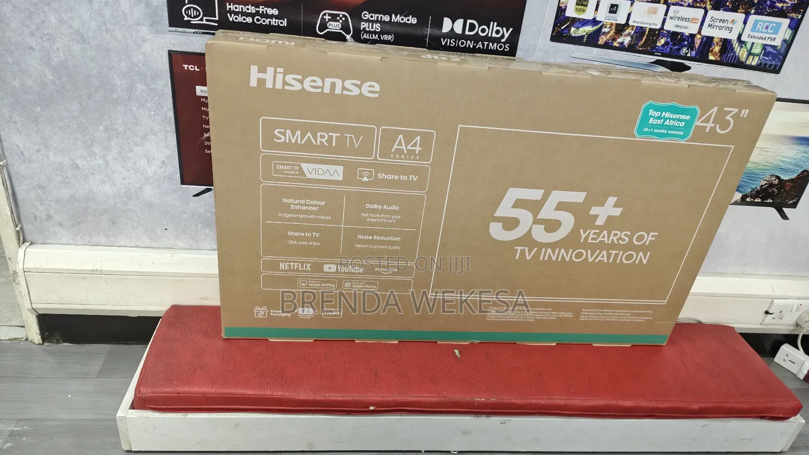 Hisense 43a4kken Smart Frameless A4 2025 | 43-Inch Quality TV