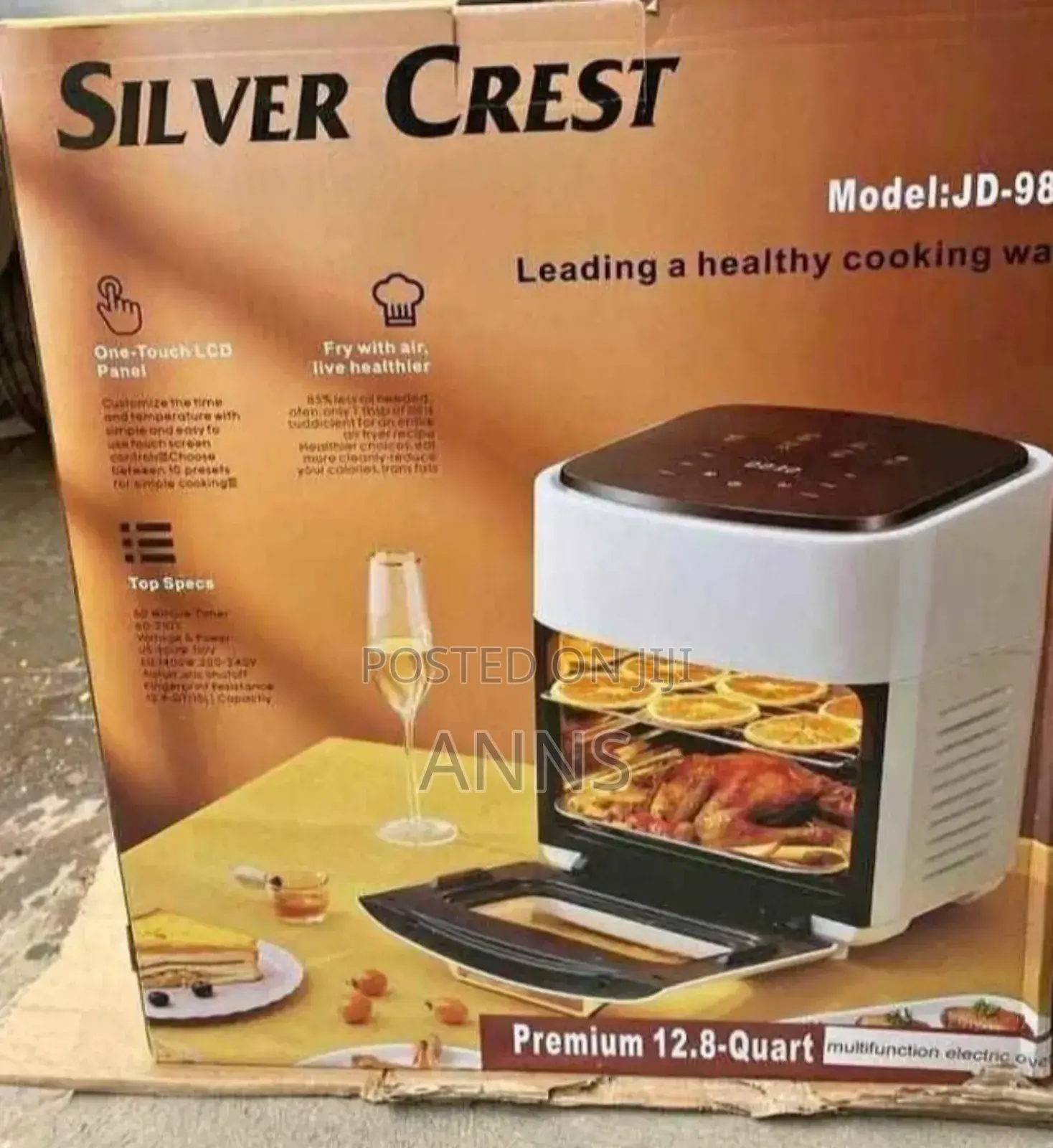 15l Silvercrest Air Fryer (Premium 12.8) Jd-393