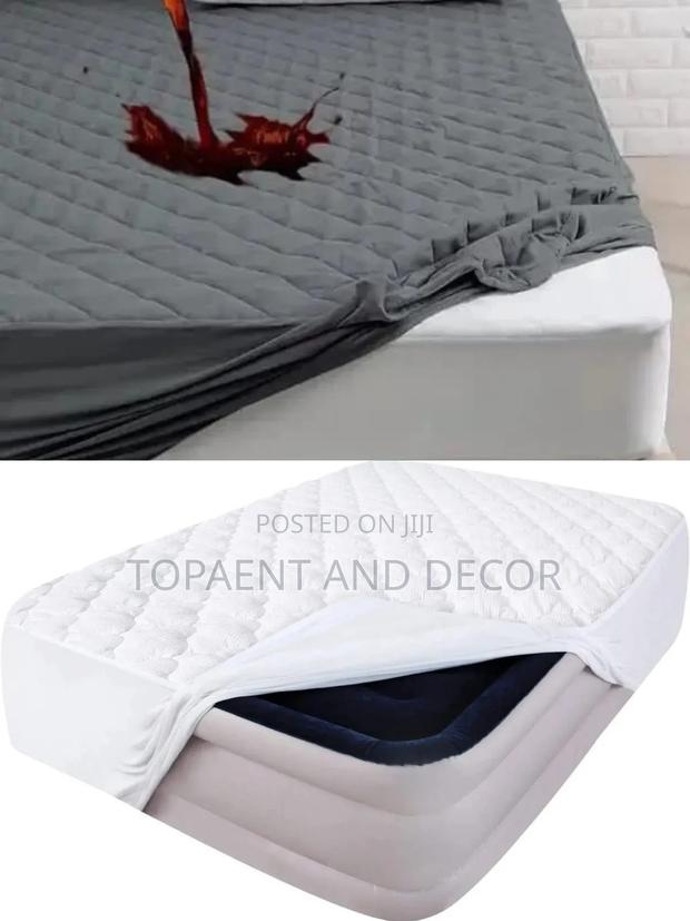Top Cover Fitted Waterproof Mattress Protector - main view