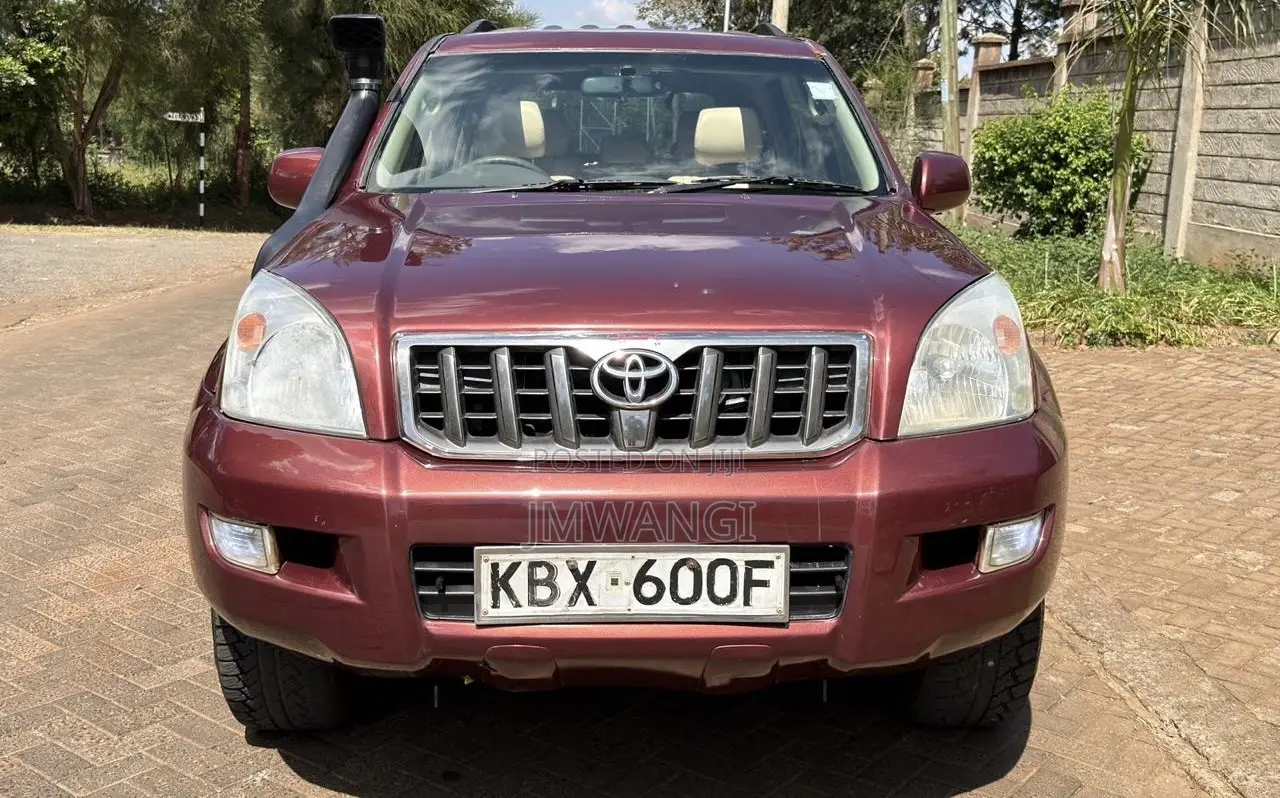 Toyota Land Cruiser Prado 2007 Maroon