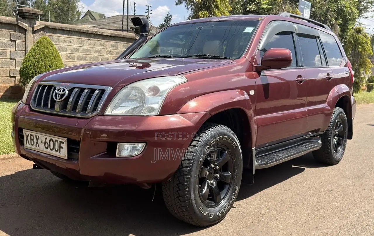 Toyota Land Cruiser Prado 2007 Maroon