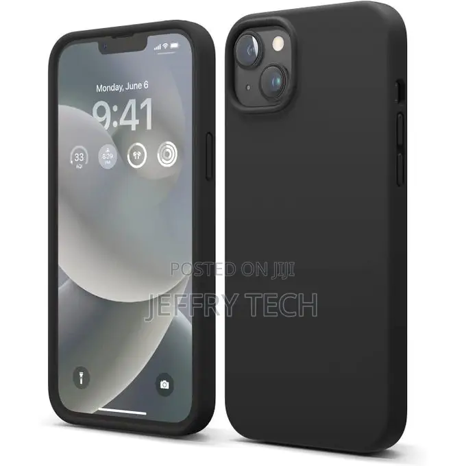 iPhone 14 Plus Case, Liquid Silicone Cay Cover, Shockproof, Slim Phone