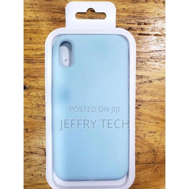 iPhone Xr Silicone Case-Blue - main view