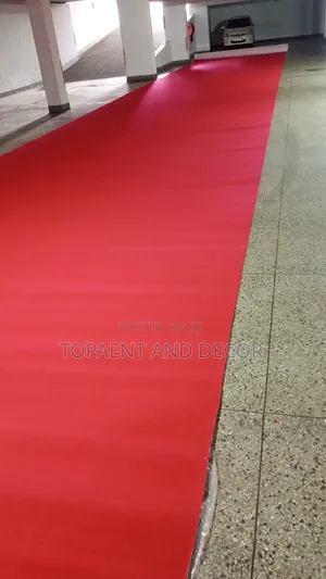 4mm Thick Easy to Clean Delta Wall to Wall Red Floor Carpets