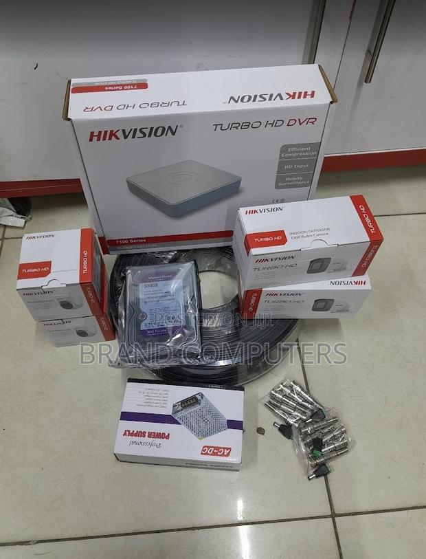 Hikvision 3 Camera CCTV Full Package