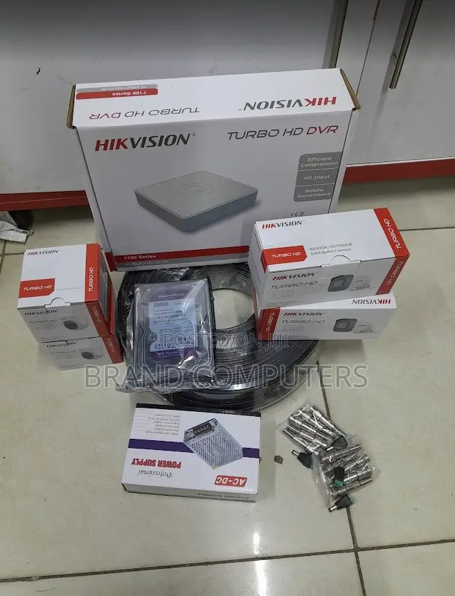 Hikvision 3 Camera CCTV Full Package