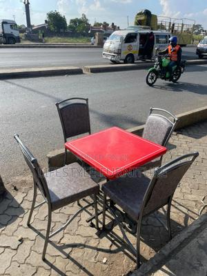 Grey Seats And A Table For Hotel