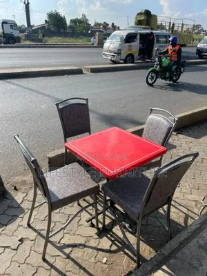 Grey Seats And A Table For Hotel