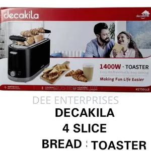 Decakila 4 Slice Bread Toaster