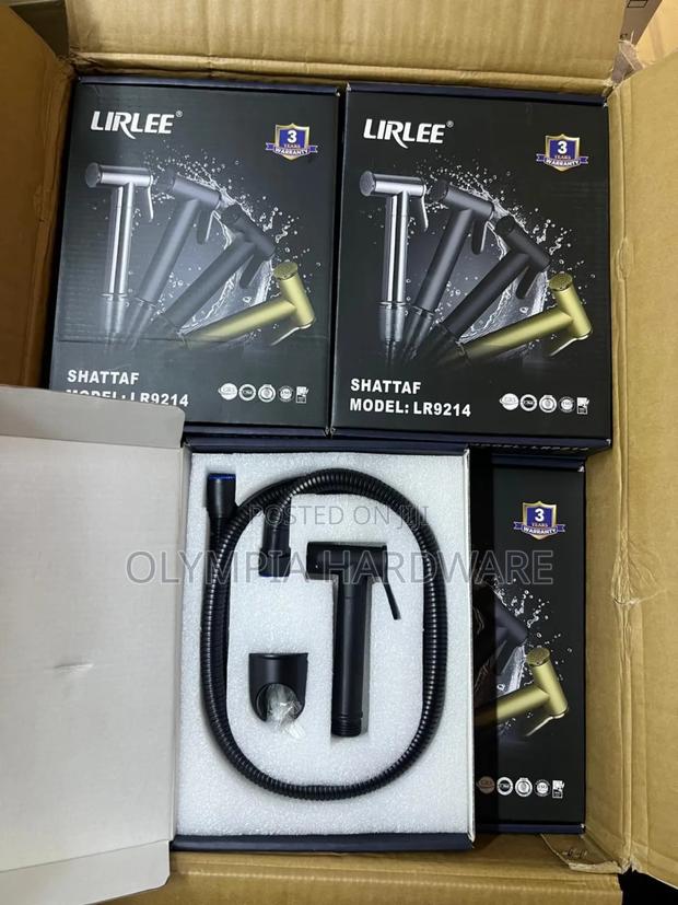Lirlee Bidet Toilet Spray (Black, Gold and Silver)