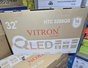 Vitron Htc3288qs, 32" Inch Qled Tv Smart Android Frameless Tv
