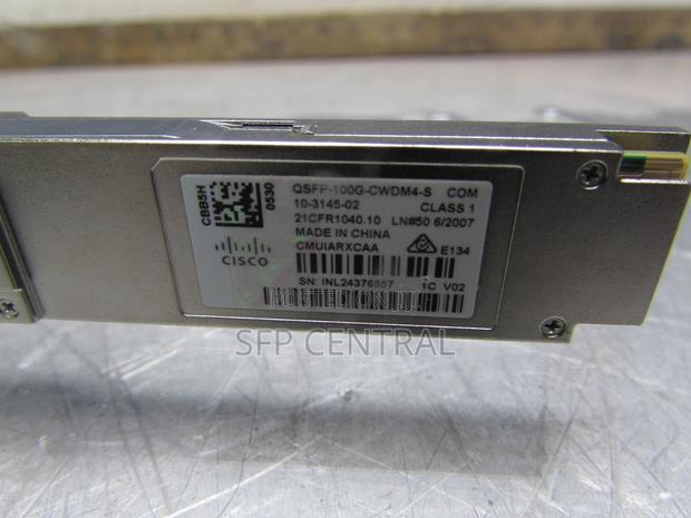 Cisco QSFP-100g-Cwdm4-S 2km SMF Lc Transceiver Module - thumbnail 4