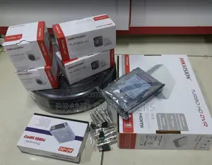 Hikvision Three Camera CCTV Package With 3 Cameras Full Set