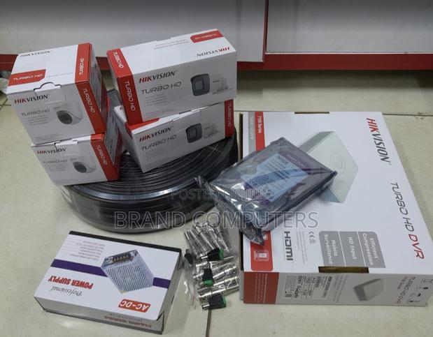 Hikvision Three Camera CCTV Package With 3 Cameras Full Set - main view