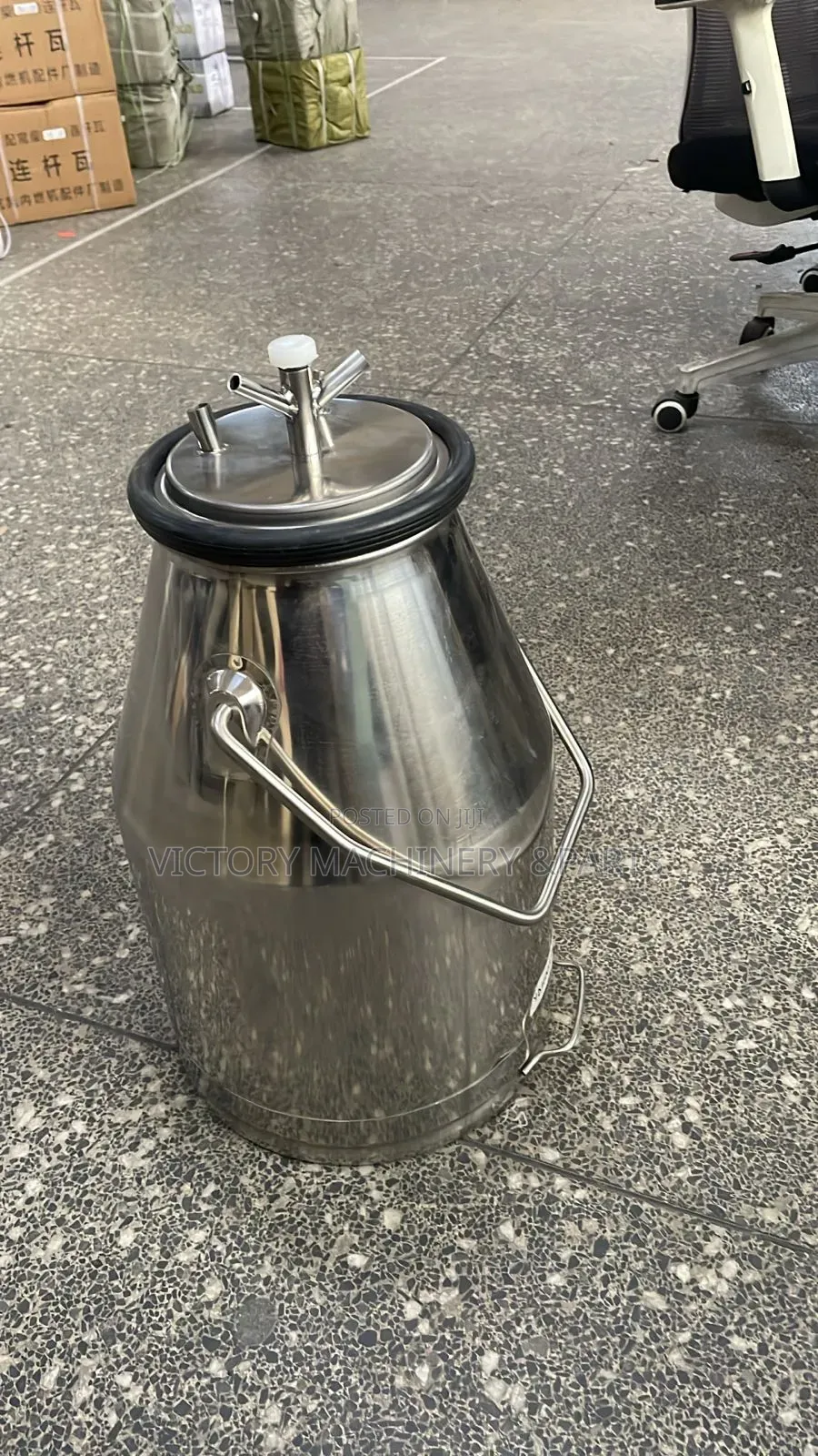 Milking Machine Bucket Stainless