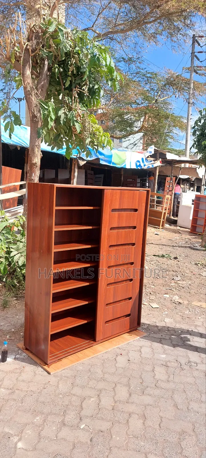 Wooden Sliding Door Shoe Rack