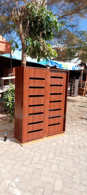 Wooden Sliding Door Shoe Rack