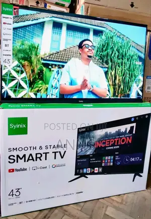 Frameless Syinix 43 Inch Smart Tv