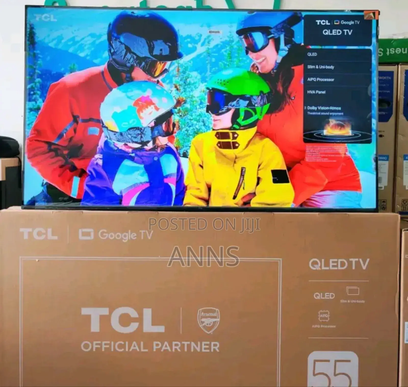 With Warranty TCL 55p7k 55-Inch Qled Tv 2025 HDR Google Tv