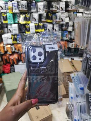 Cseote iPhone 15 Pro Max Leather Back Cover With Card Holders - thumbnail 2