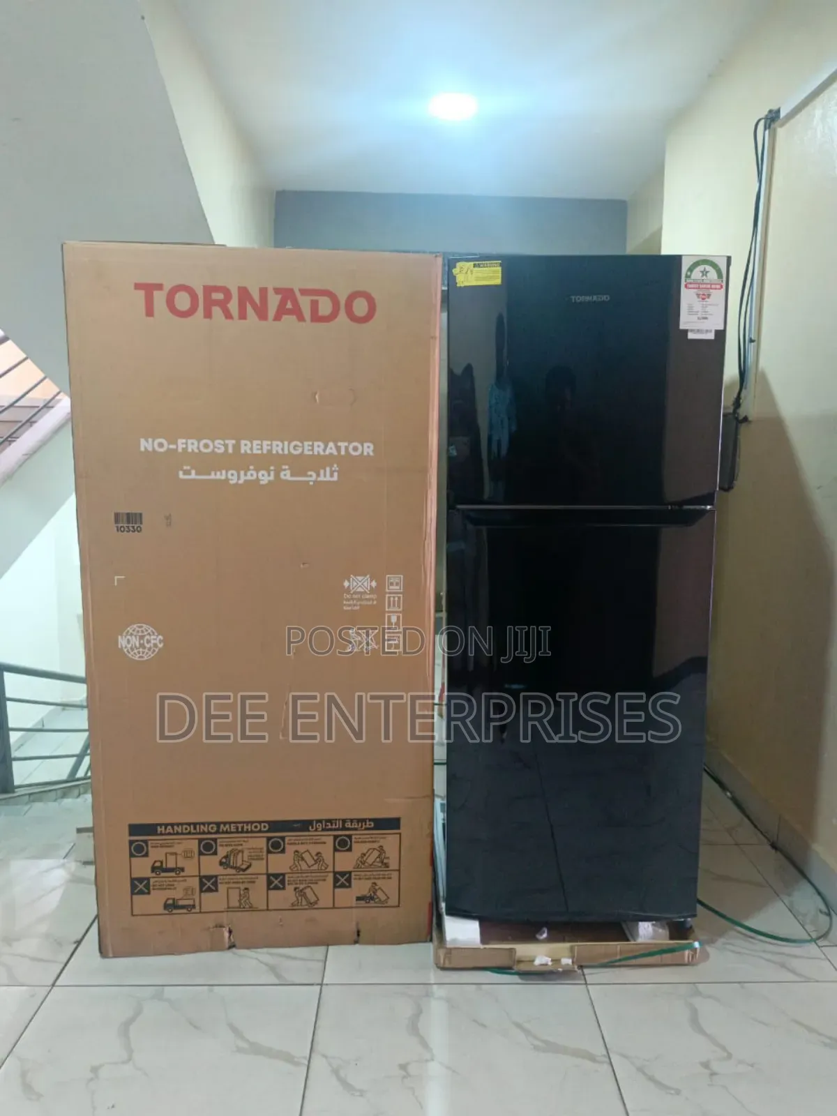 Tornado 304l Double Door Fridge