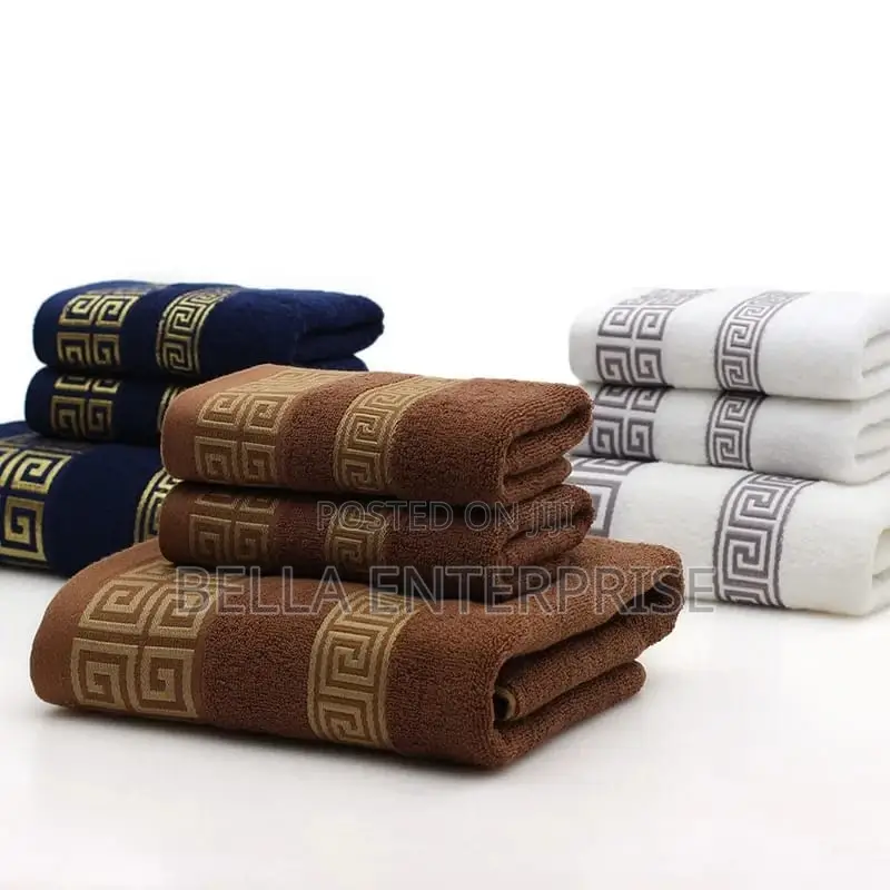 3pcs/Set Cotton Bath Towel Restocked