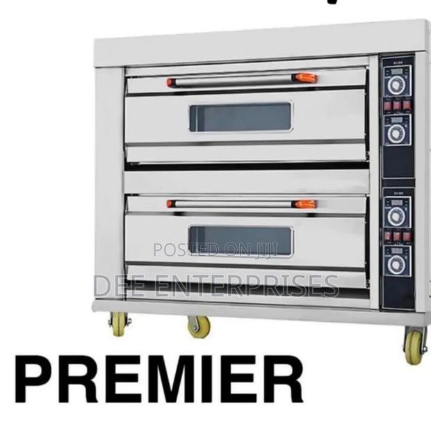 Commercial Electric Oven 2 Decks 4 Trays - main view