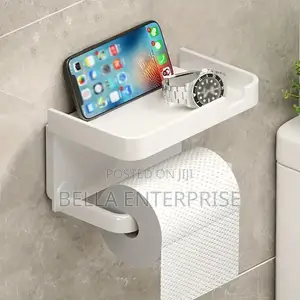 Bathroom Tissue Paper Holder Restocked Wall Mounted Paper Roll