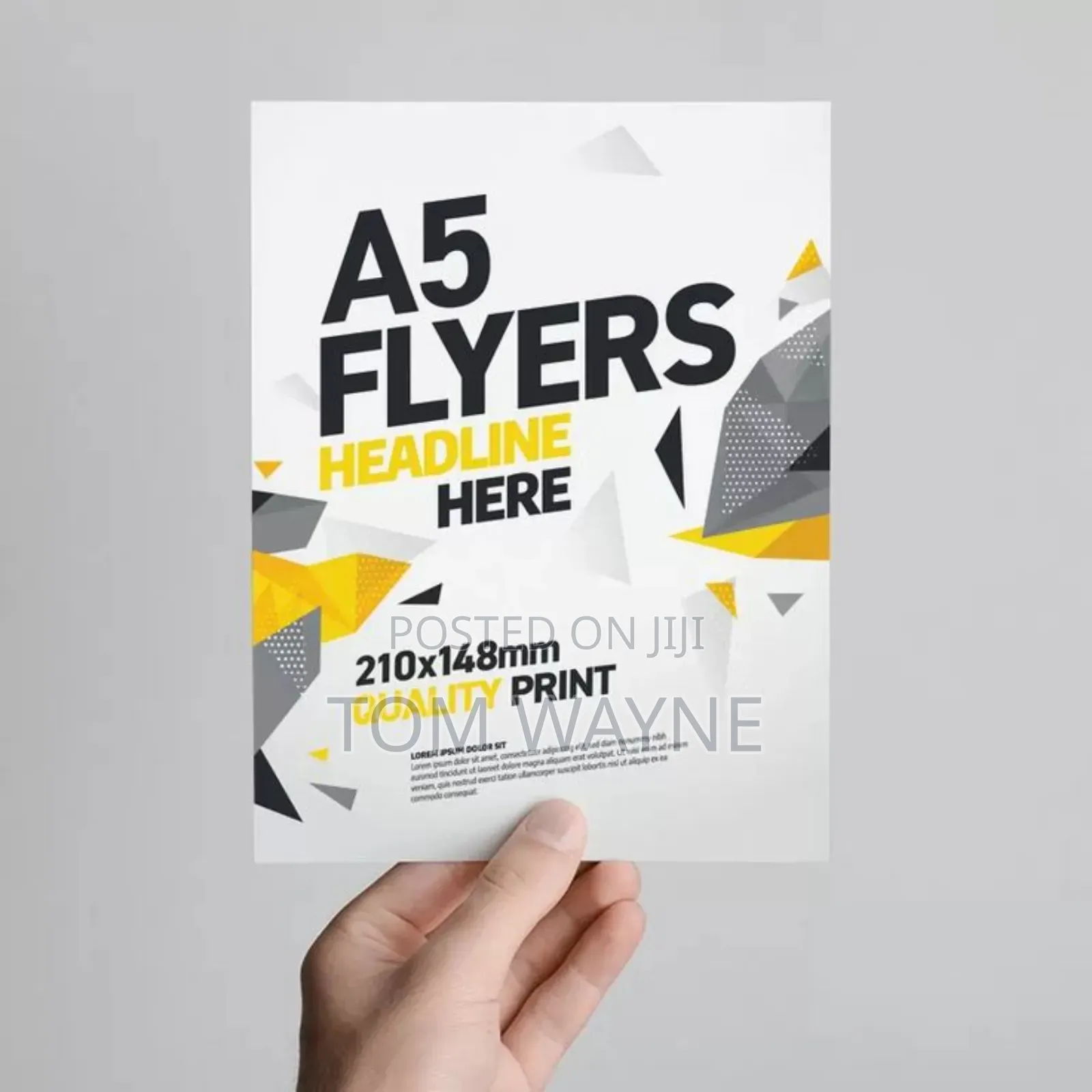 Flyers Printed on High Quality Paper