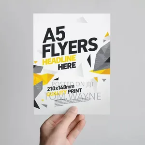 Flyers Printed on High Quality Paper