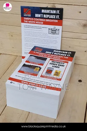 Flyers Printed on High Quality Paper