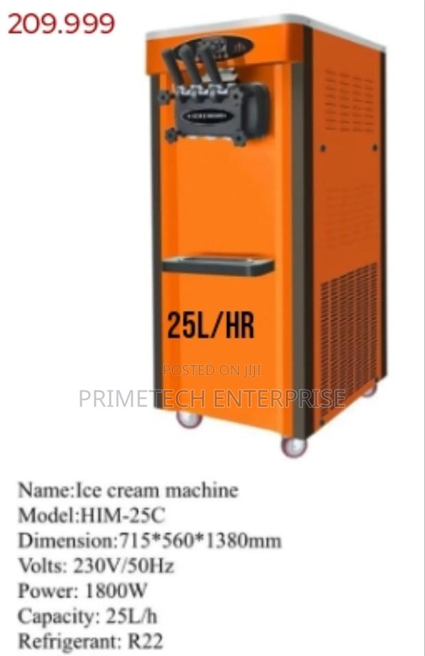 Commercial 25l Ice Cream Machine (Ice Cream Maker) Single Phase
