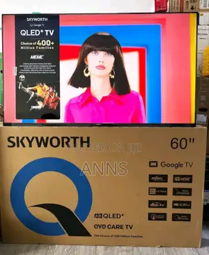Frameless Skyworth 60-Inch Qled Google Tv 60q6500h