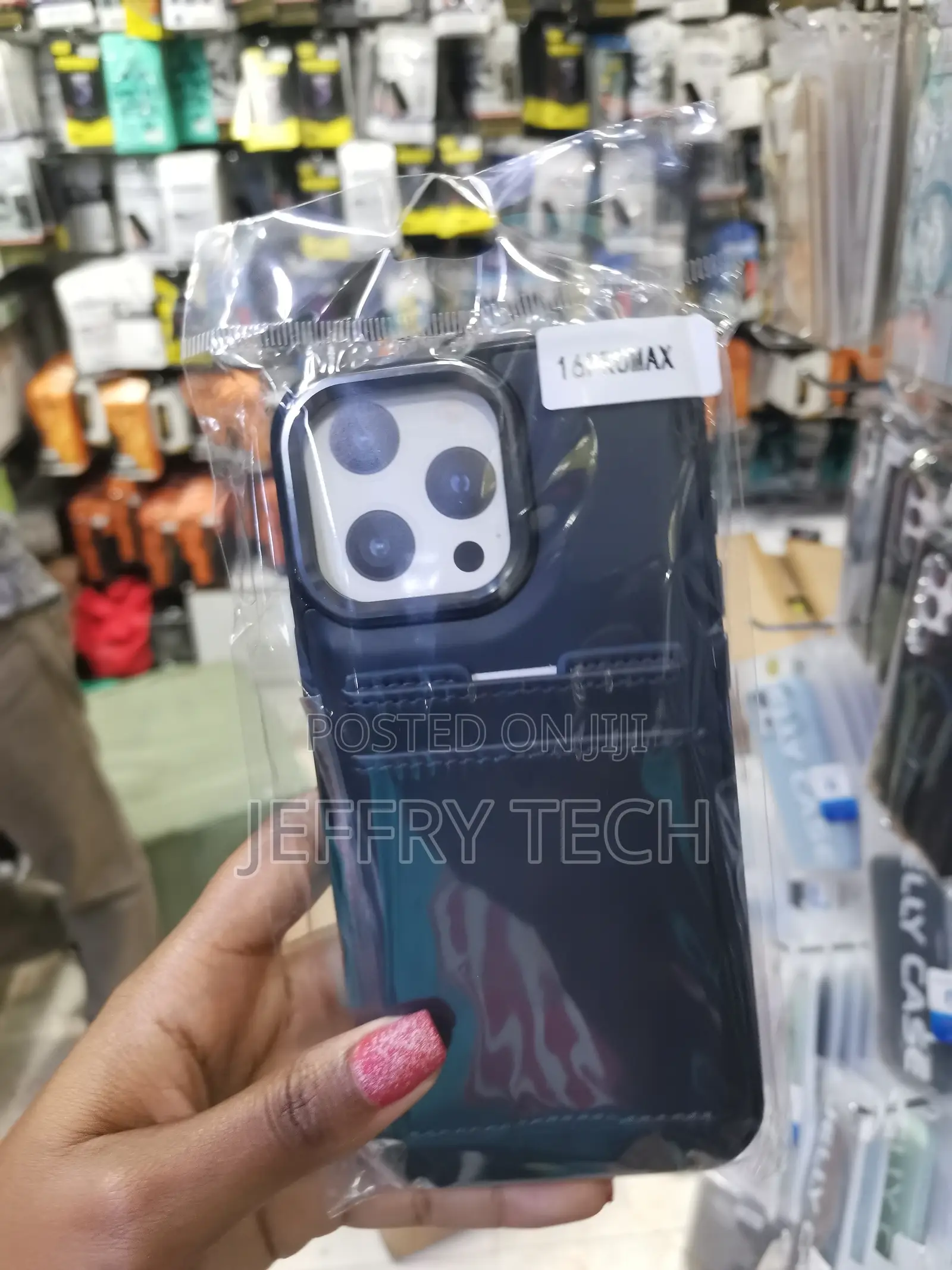 Surazo Leather Back Case With Card Holders for Apple iPhone 16 Pro Max