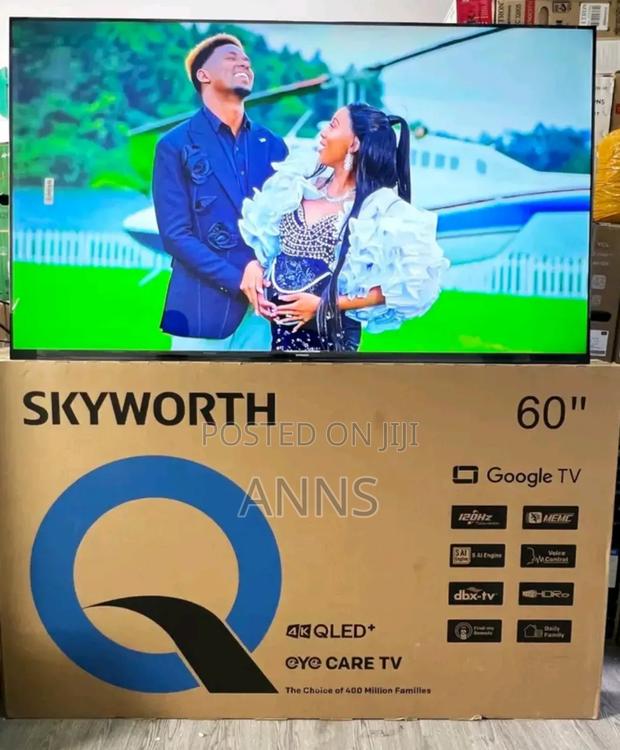Netflix Youtube Skyworth Skyworth 60-Inch Qled Google Tv 2025 - thumbnail 2