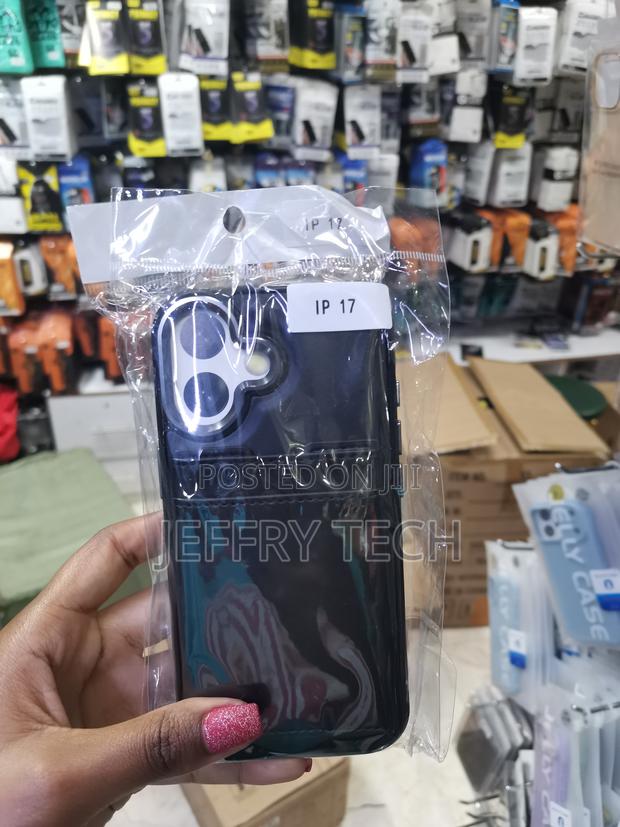 Cowith iPhone 17 Premium Leather Back Case With Multiple Card Slots - main view