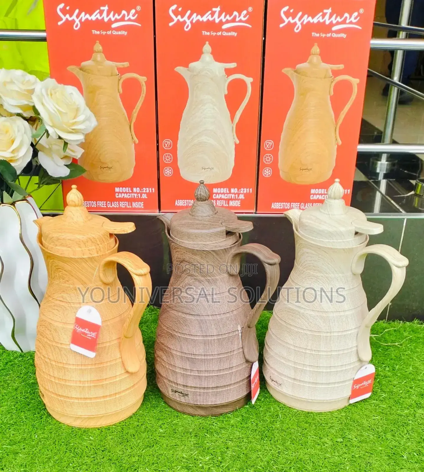 *Classy Breakable Wooden Flask