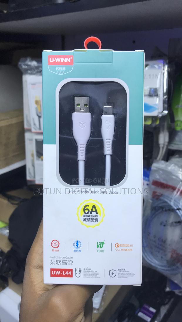 U-winn Usb A To Usb C 6a Cable - Super Fast Charging - thumbnail 2