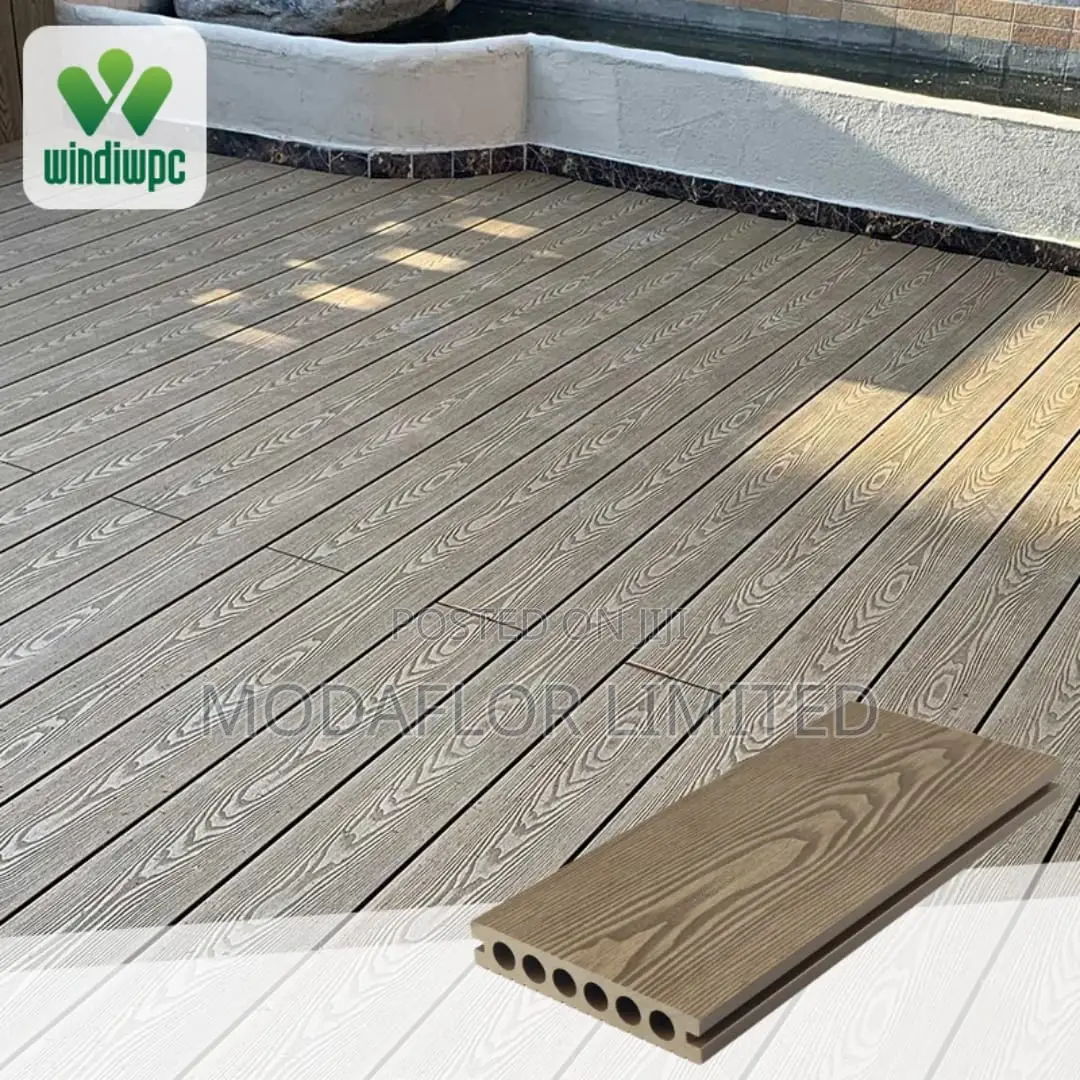 Poolside WPC Deck Flooring for Resorts Commercial Pools