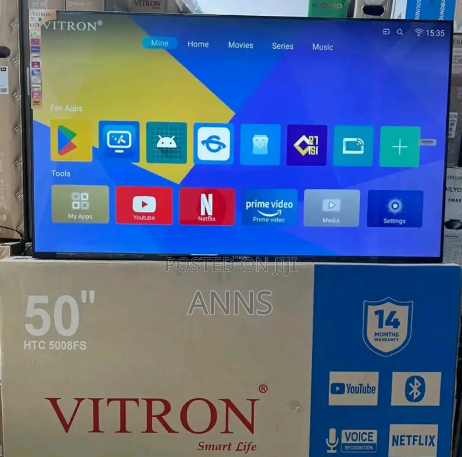 Vitron 50-Inch Full Hd Smart Android Tv
