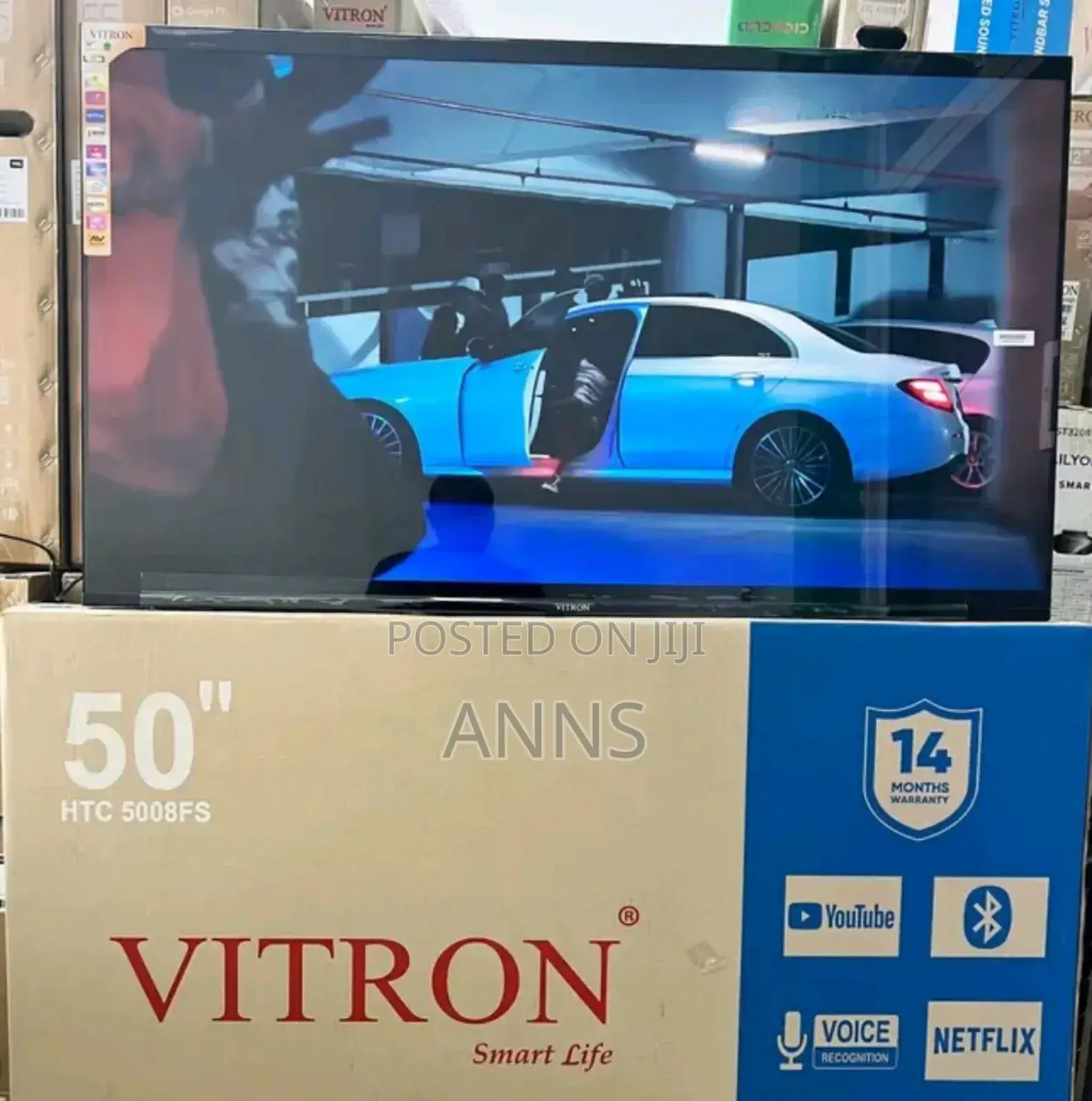 Bluetooth Enabled Vitron 50 Inch Android Tv
