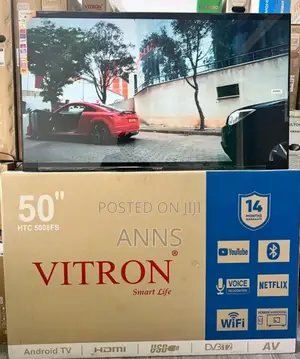 Bluetooth Enabled Vitron 50 Inch Android Tv