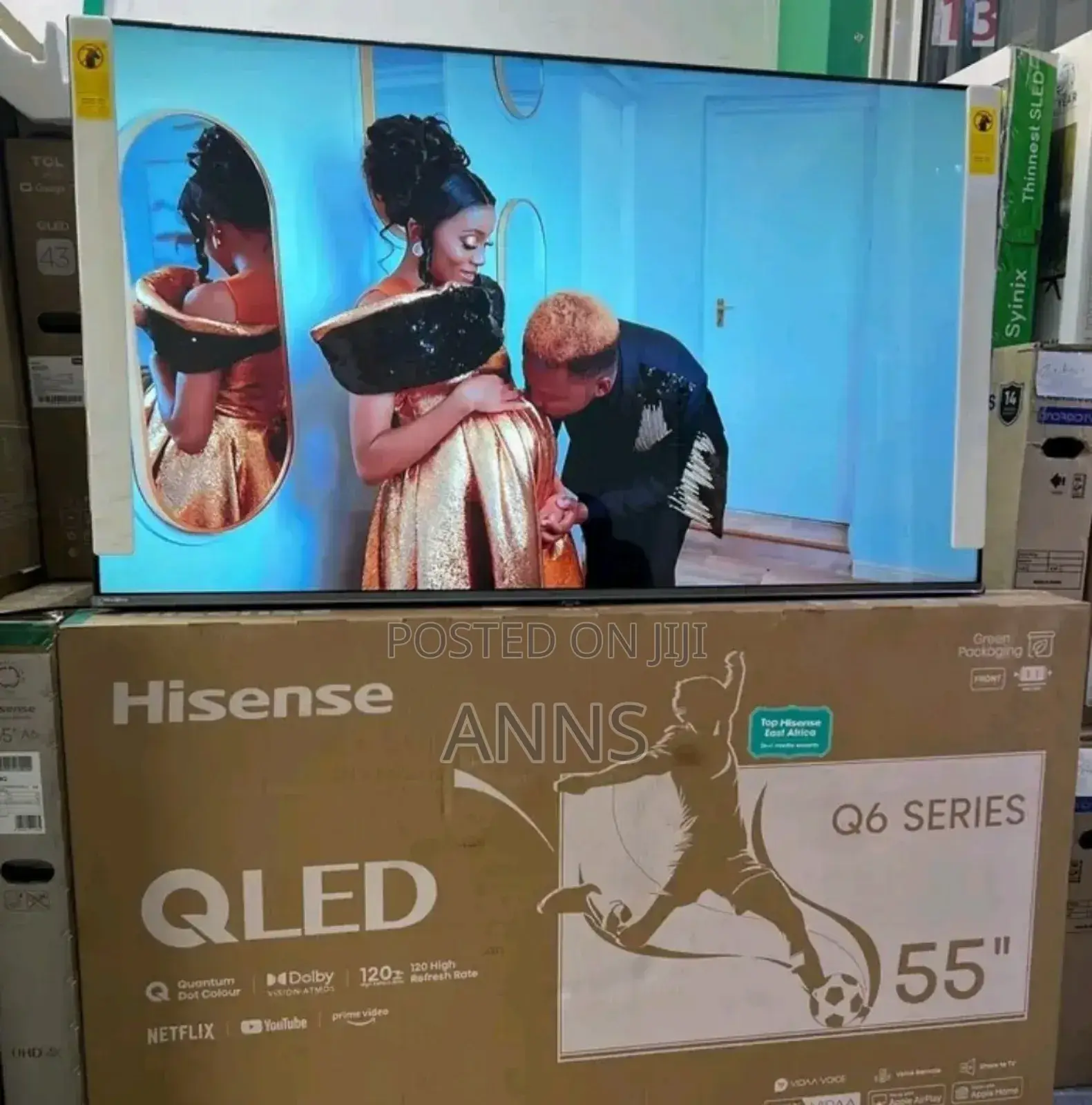 Hisense 55 Inch Qled Smart Android Tv Q6 Series /Dolby/Netflix