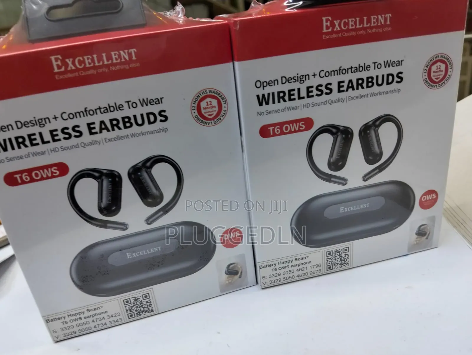 Excellent T1 TWS Sports Earbuds /T6 Ows Earbuds