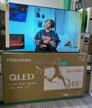 Hisense 55" Inch Qled Smart Android Tv Q6 Series /Dolby/Netflix
