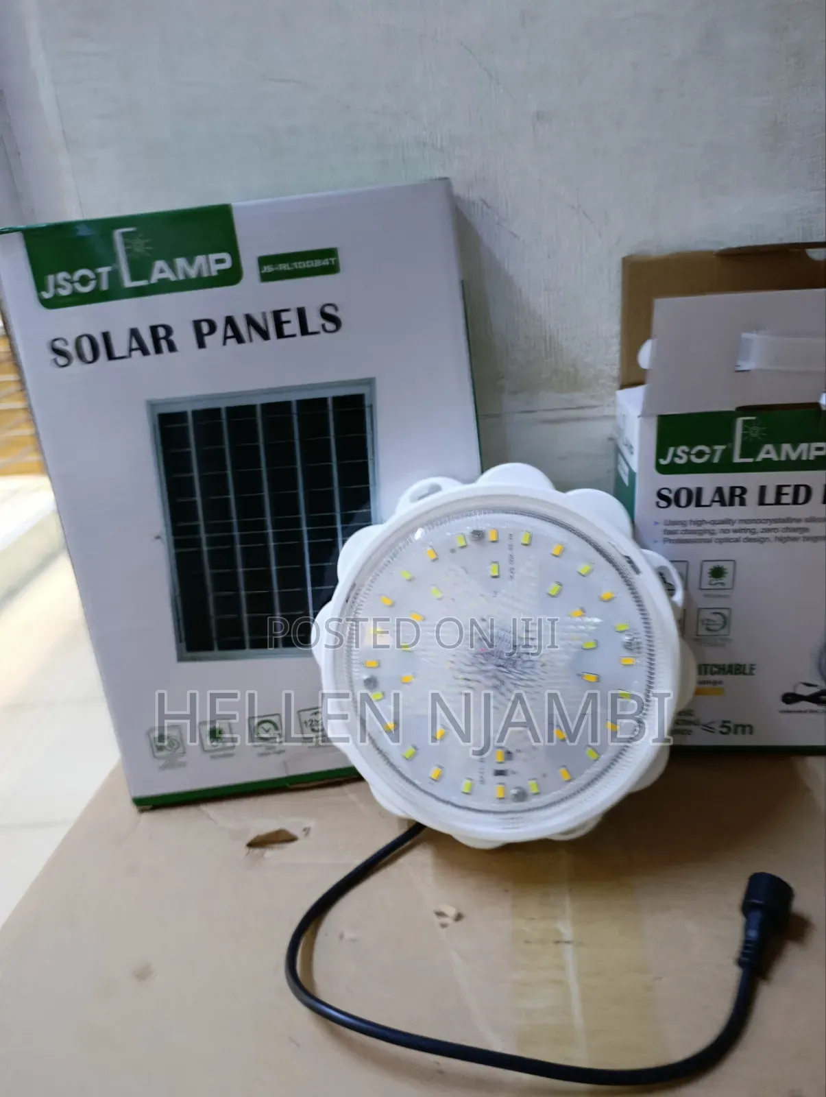 100w Ceiling Light With Solar Panel