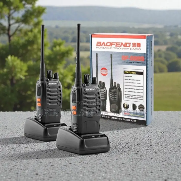Baofeng Walkie Talkie Radio Call 2 Pieces High Performance 3-5km Range